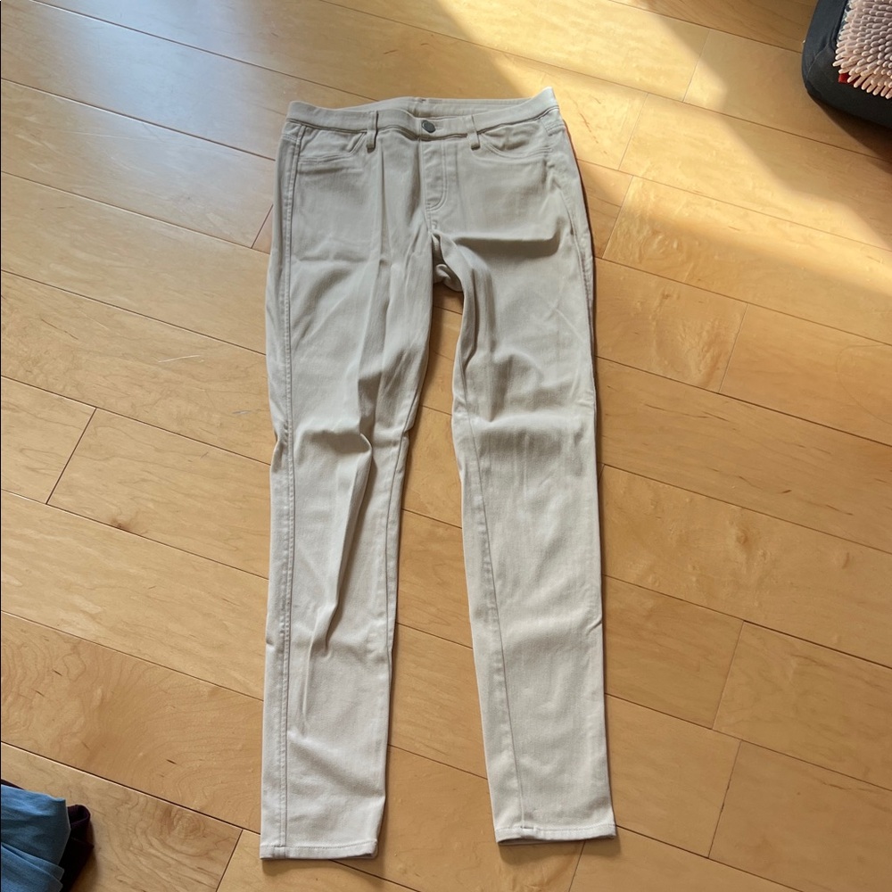 Uniqlo Beige Cotton Pants